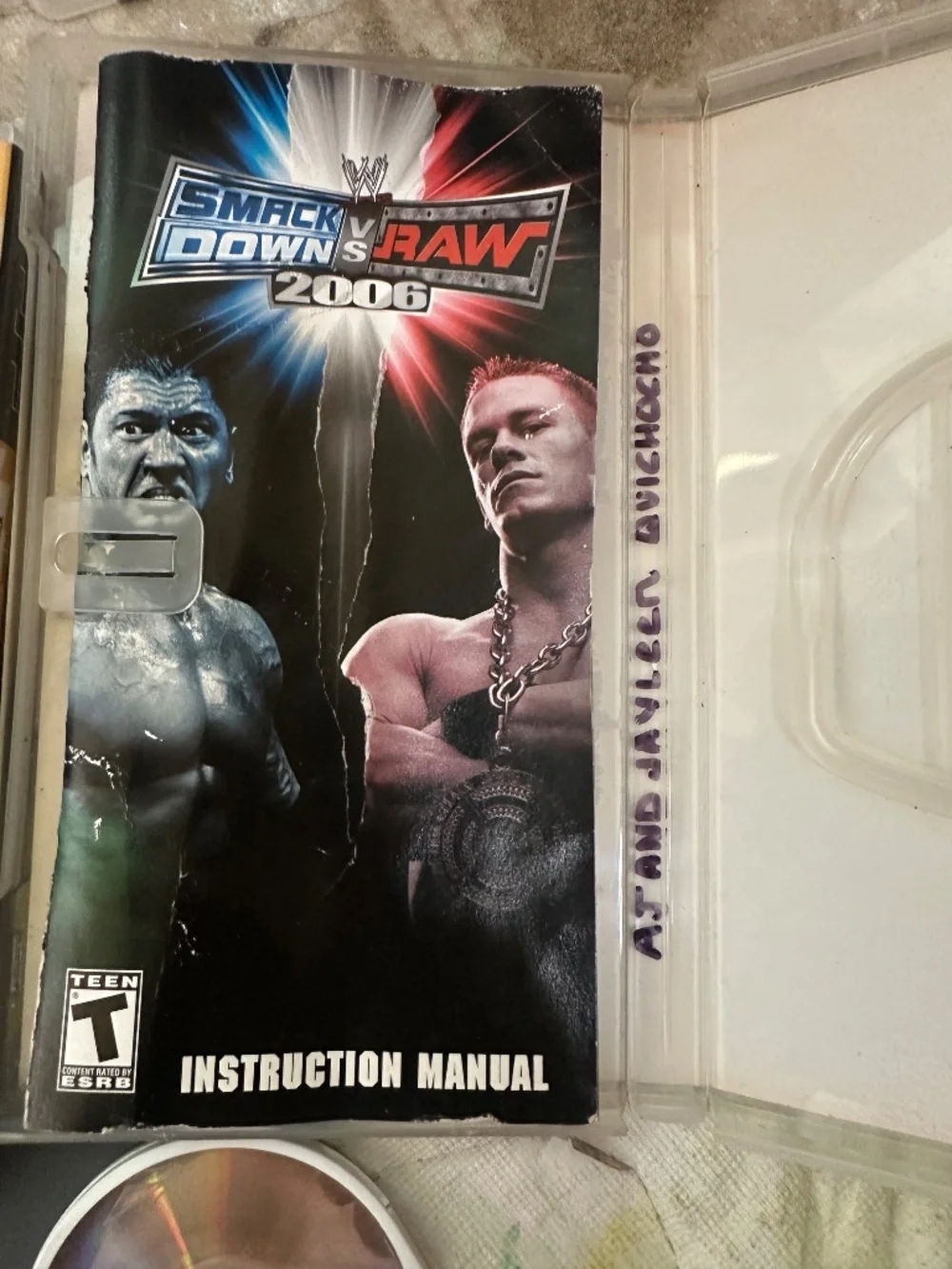 Deuce Bigalow: European Gigolo PSP + Ten Kate S3K & Smackdown 2006 PSP Cases